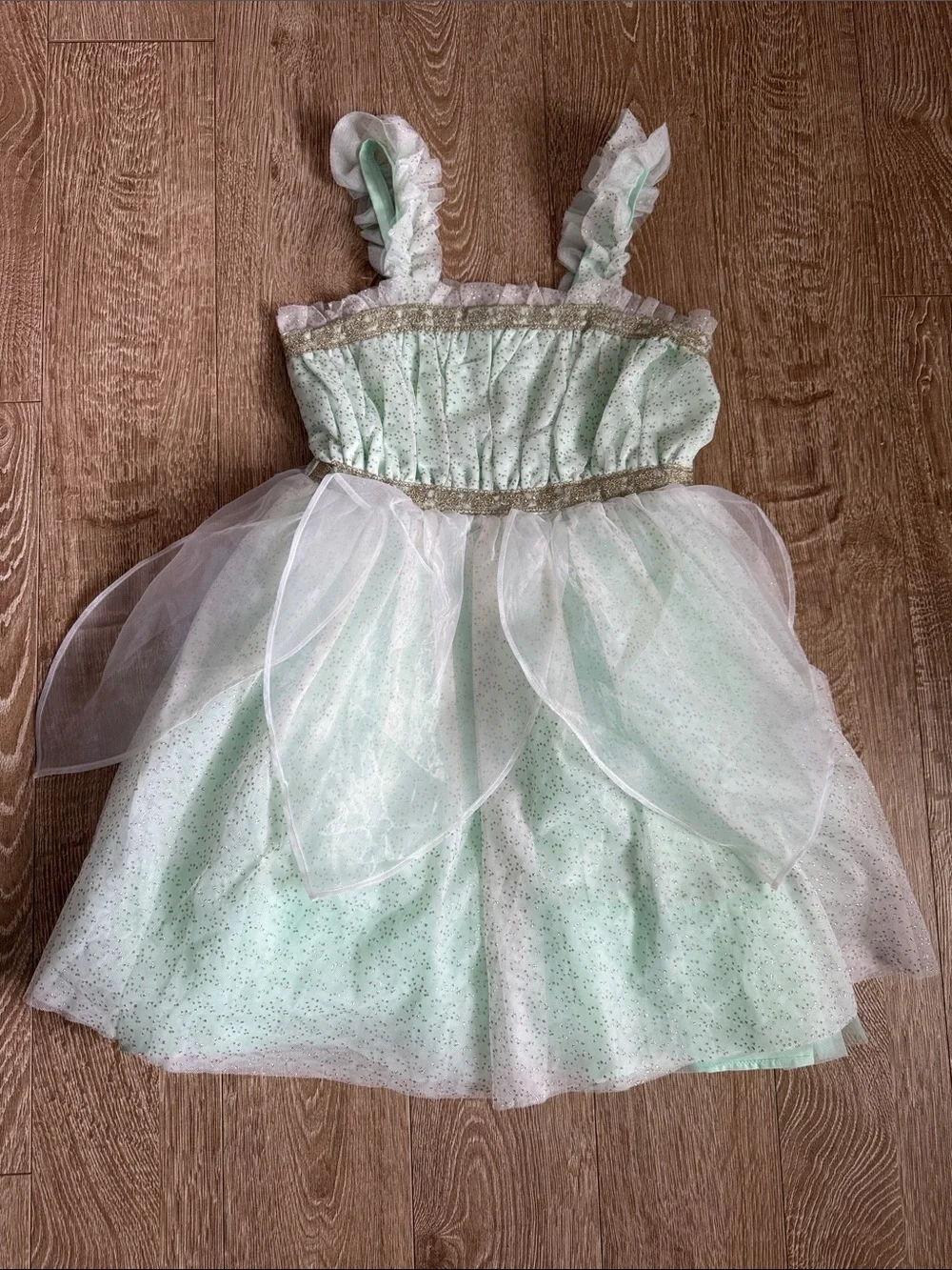Disney Janie and jack Mint Sparkle Tulle Party Dress